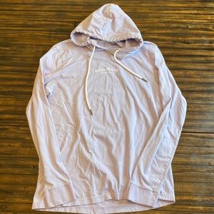 Denim and Flower Thin hoodie